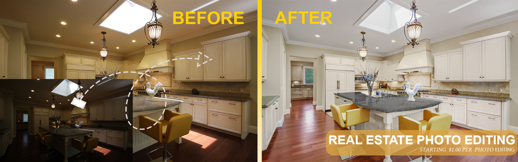 8.Real Estate Photo editing