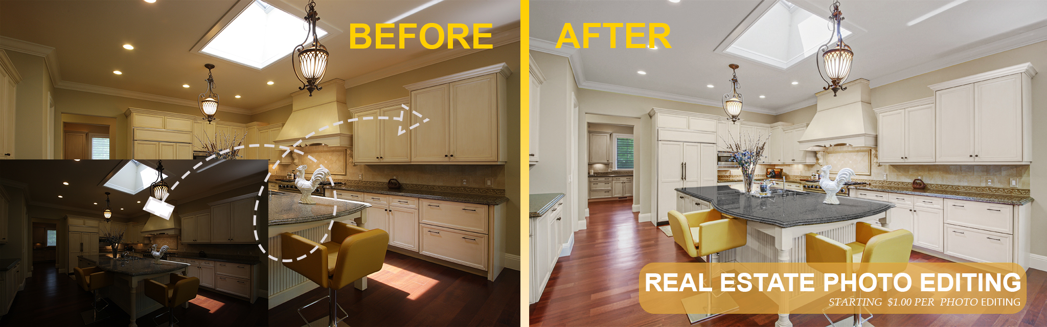 8.Real Estate Photo editing